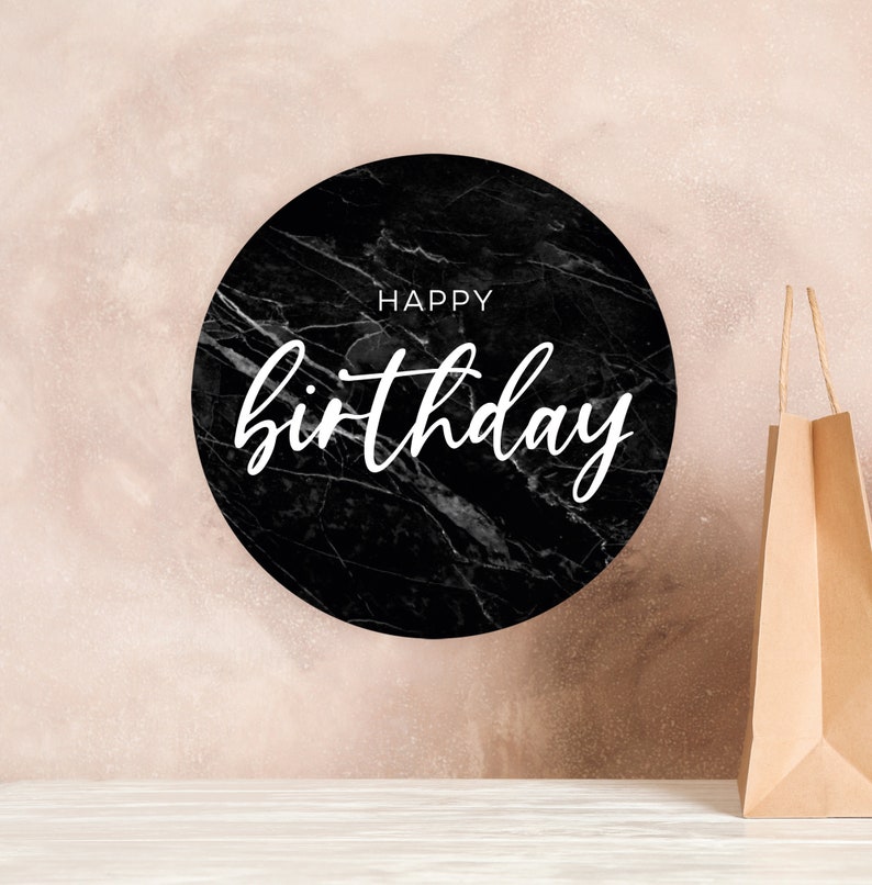 Colour+ Sticker Happy Birthday