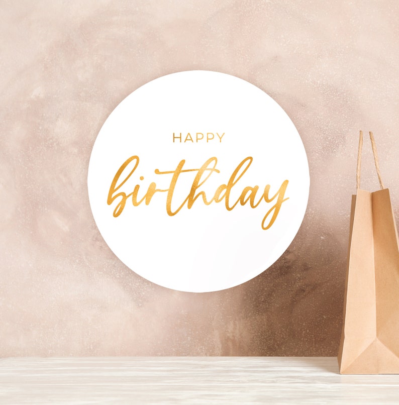 Colour+ Sticker Happy Birthday