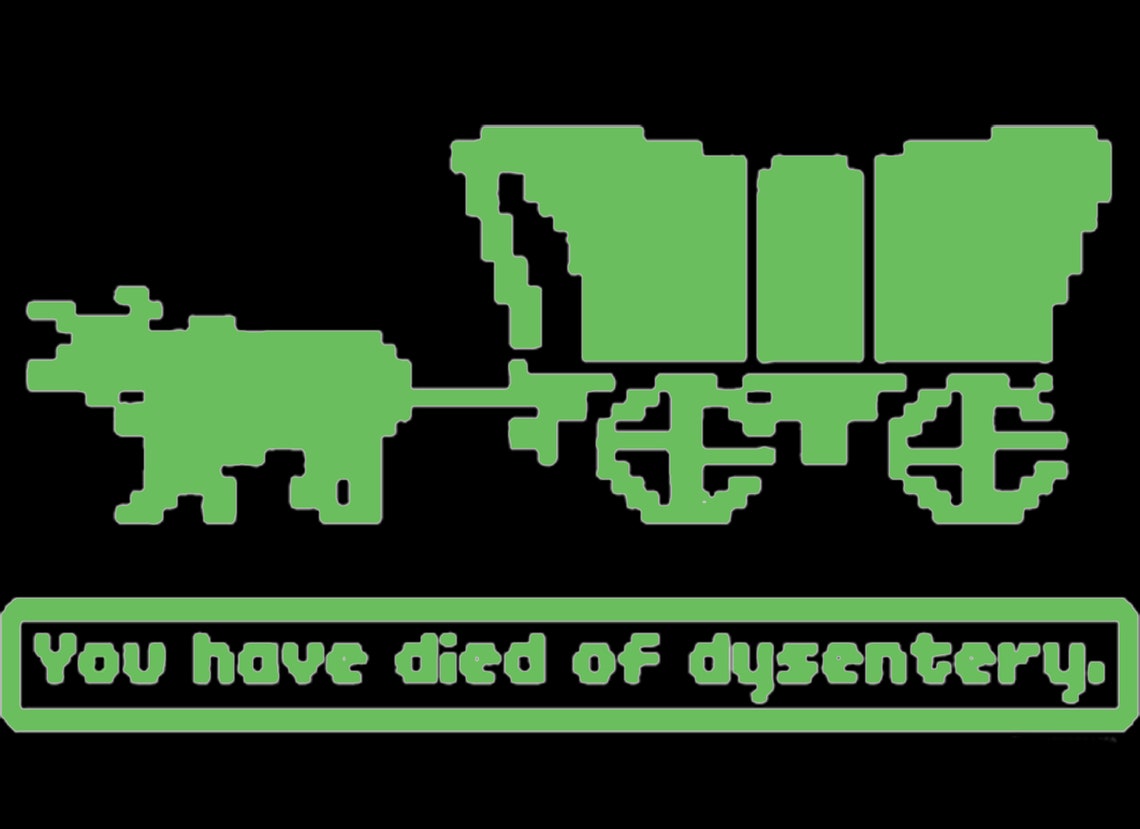 Oregon Trail Oregon Trail 80s Video Game Games You Have Etsy