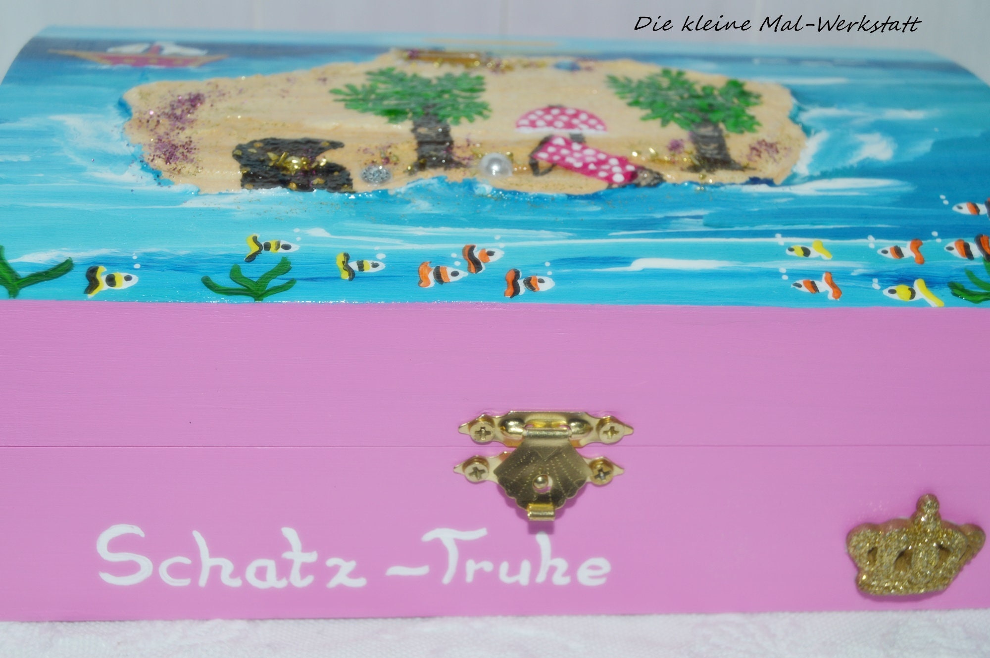 Cofre del tesoro cofre del tesoro para los niños caja de | Etsy