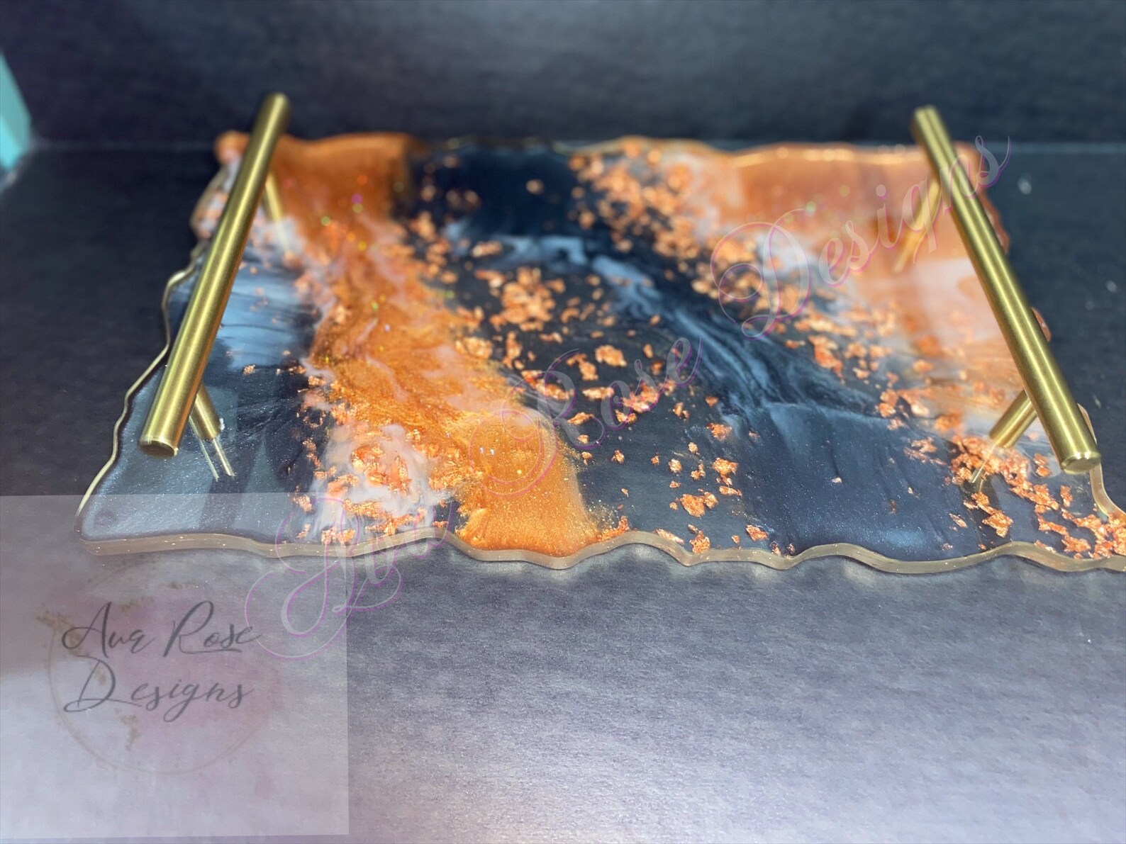 Custom Resin Vanity Tray Etsy