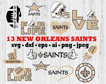 Saints Svg Etsy