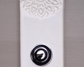 M Bell plate, ceramic bell sign