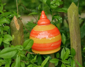 Gartenspitze, Beetstecker H ca 12cm, Öffnung 5-6cmEine kleine Gartenspitze, ca 12cm,orange