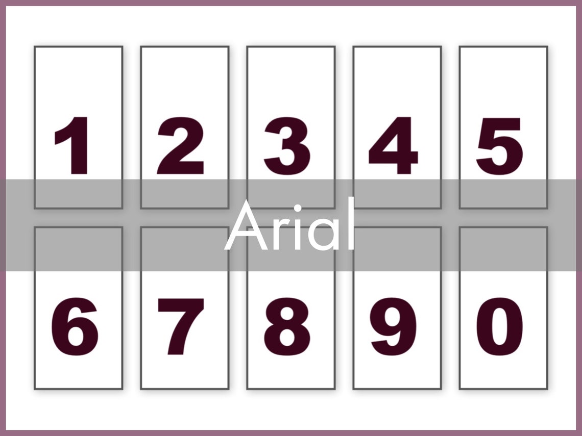 Hausnummer aus Keramik Nummerntafel 20cm Etsy.de