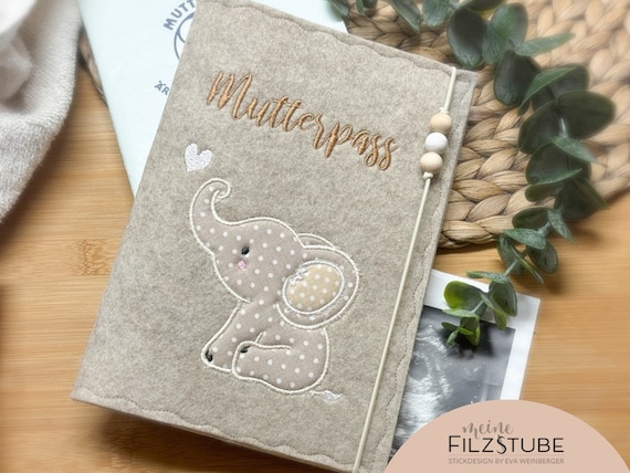 Mutterpass Schutzhülle A5 - Filzhülle Für Schwangerschaftsunterlagen