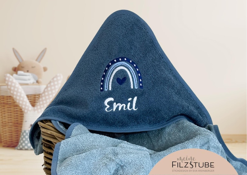 Kapuzenhandtuch mit Name Giraffe Babygeschenk Badetuch Handtuch Babybadetuch personalisiert bestickt Kapuzenhandtuch Geschenk Junge Mädchen Bild 20