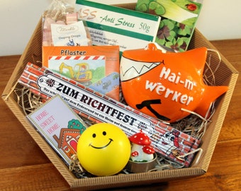 Geschenkkorb Geschenke Richtfest Hausbau