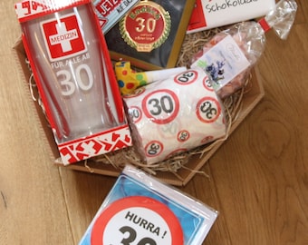 Geschenkkorb Geschenke Mann 30 Geburtstag