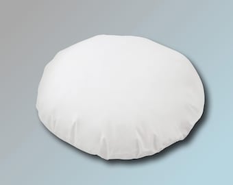 Round down cushion 40 cm round cushion filling cushion sofa cushion inner cushion feather cushion cuddly cushion 200 g in cream or white