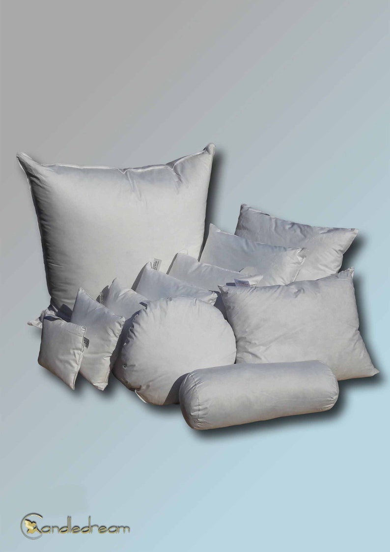 40 x 40 cm down pillow with different filling amounts from soft 200g to plump 500g filling pillow inner pillow image 9