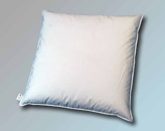 Coussin de rembourrage de 80 x 80 cm avec garnissage synthétique dodu de 900 g, oreiller, coussin intérieur, coussin de canapé, coussin douillet.