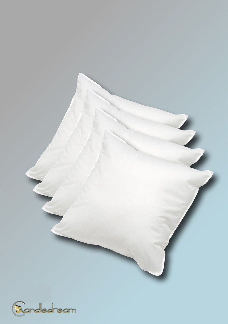 40 x 40 cm down pillow with different filling amounts from soft 200g to plump 500g filling pillow inner pillow image 3