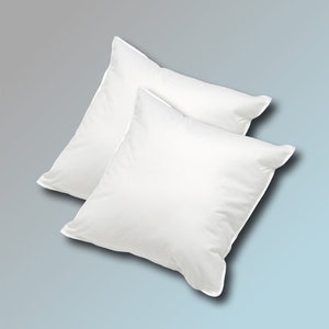 2er Set 40 x 40 cm Daunenkissen mit 300g Daunenfüllung Innenkissen Füllkissen
