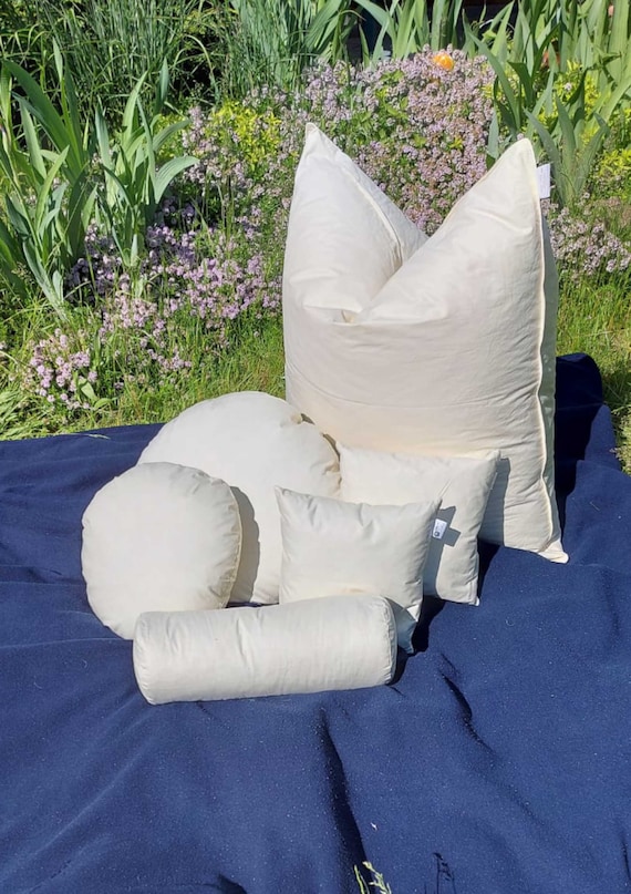 55 x 55 cm Füllkissen mit soften 650 g Federfüllung Innenkissen Sofakissen