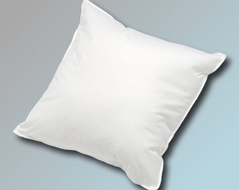 55 x 55 cm down pillow with soft 500 g down filling, inner cushion, sofa cushion, cuddly cushion