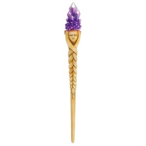 Crystal goddess wand , Athame, Altar wand, Athame, Magic wand, Ritual wand, Witchcraft tools, wand, mobile wand, athame,