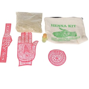 Henna kit for temporary tattoo., Henna , temporary tattoo, festival, wiccan, witchcraft, pagan, hippy, boho,
