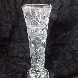 Vaso de cristal francês para altar, mini vaso de oferendas, pote de cristal, wiccan, pagão, decoração para casa, vidro de botão, porta-incenso, cristal vintage