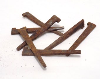 Coffin Nails for Use in Spells and Rituals, authentic, rusted,