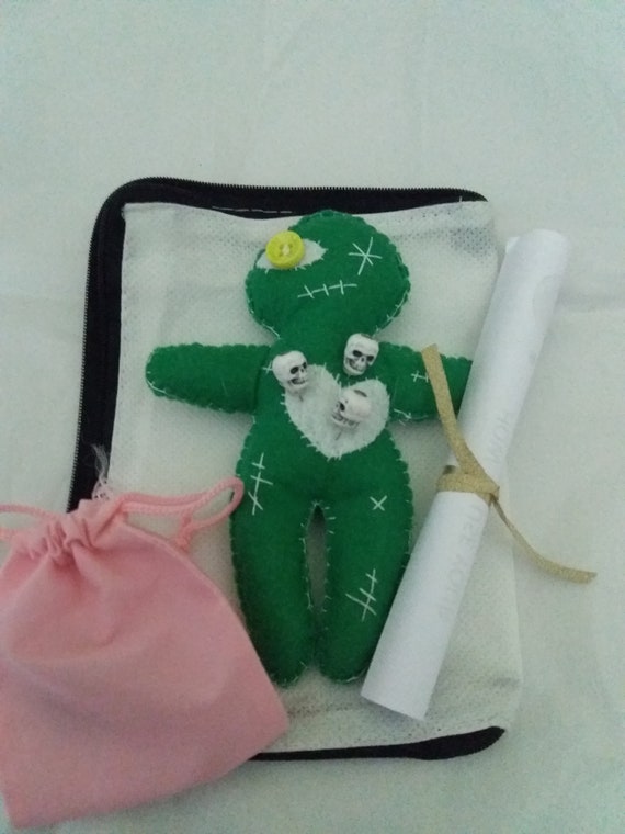 green voodoo doll