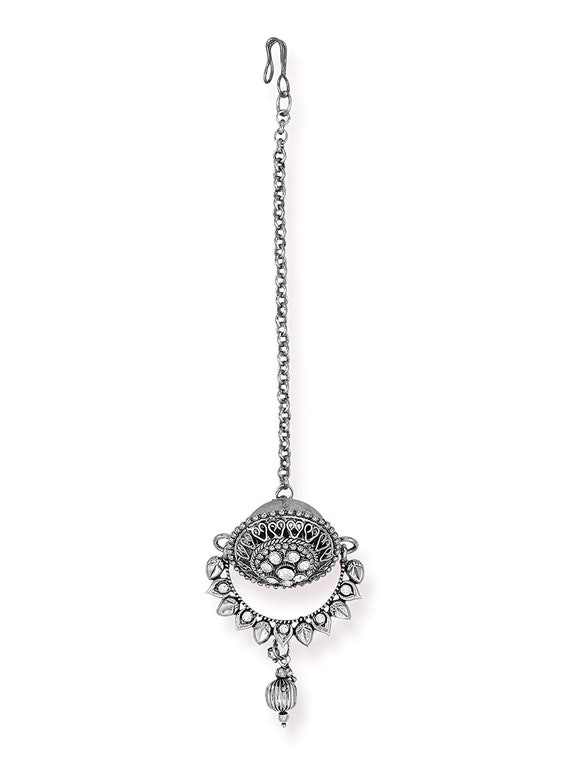 Perle Blanche Mang Tikka Pour Femmes Designer manng Tikka Pour Femme Pour Filles
