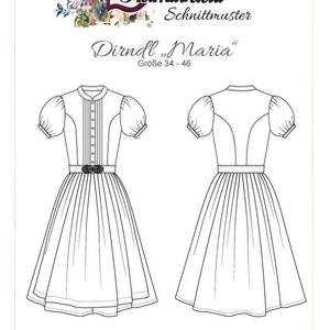 Sewing pattern dirndl top &quot;Maria&quot;