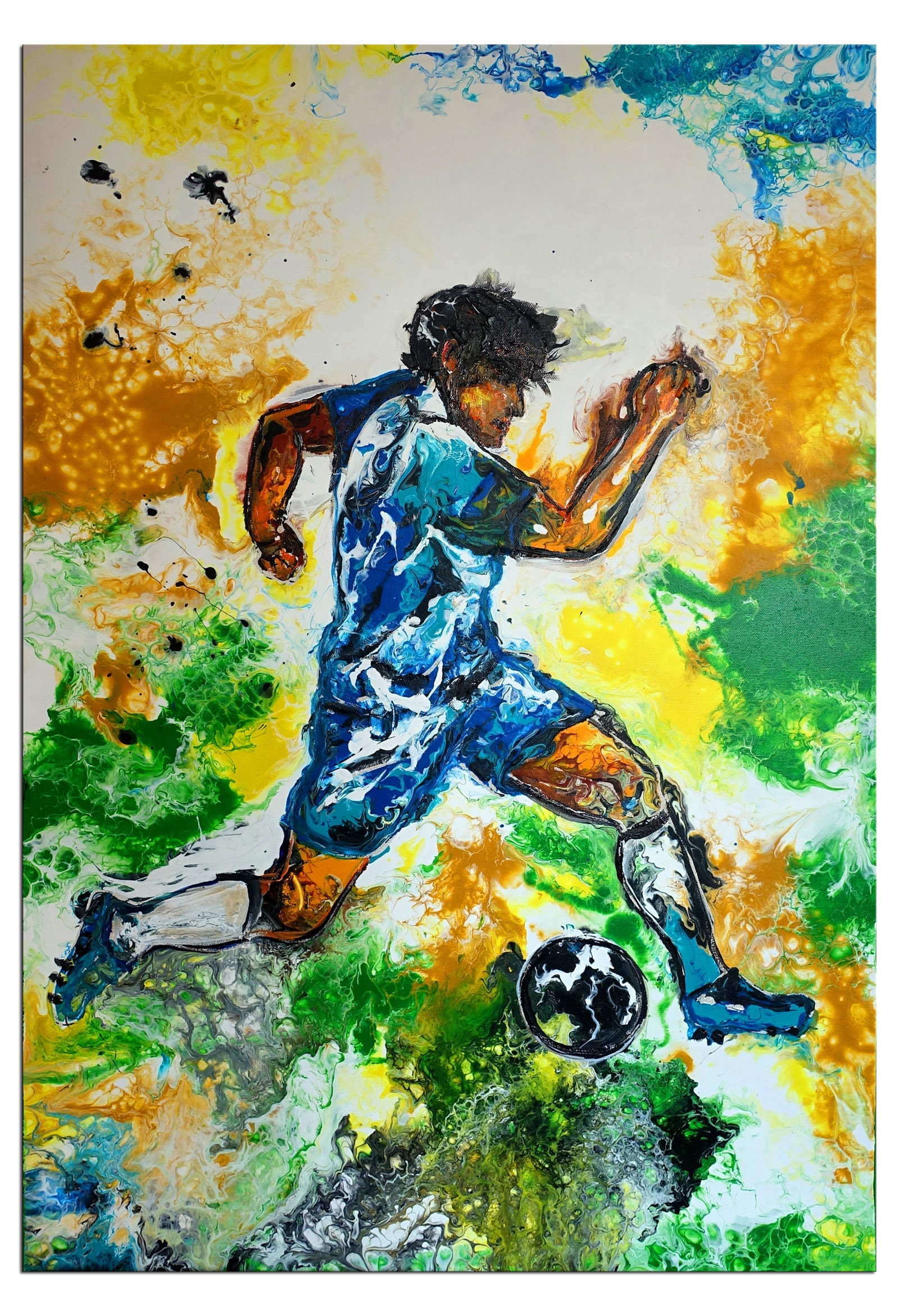 Suradam Verniel leerling Sport schilderijen - Etsy Nederland