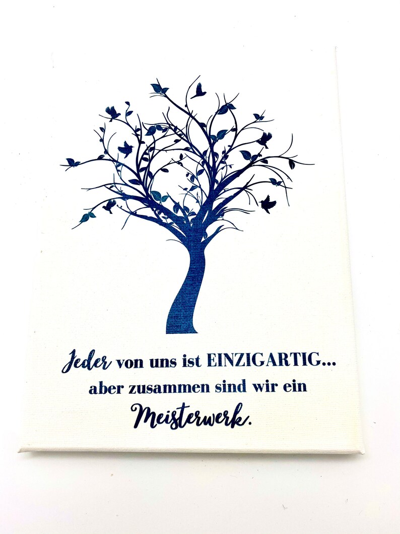 Leinwand Lebensbaum Familie Meisterwerk Etsy