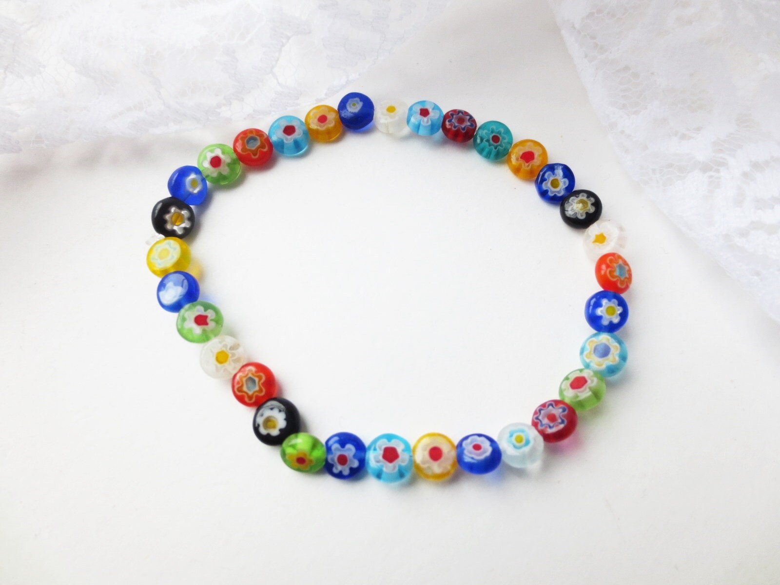 Bracelet de mariage en moissanite blanche coupe ronde en or