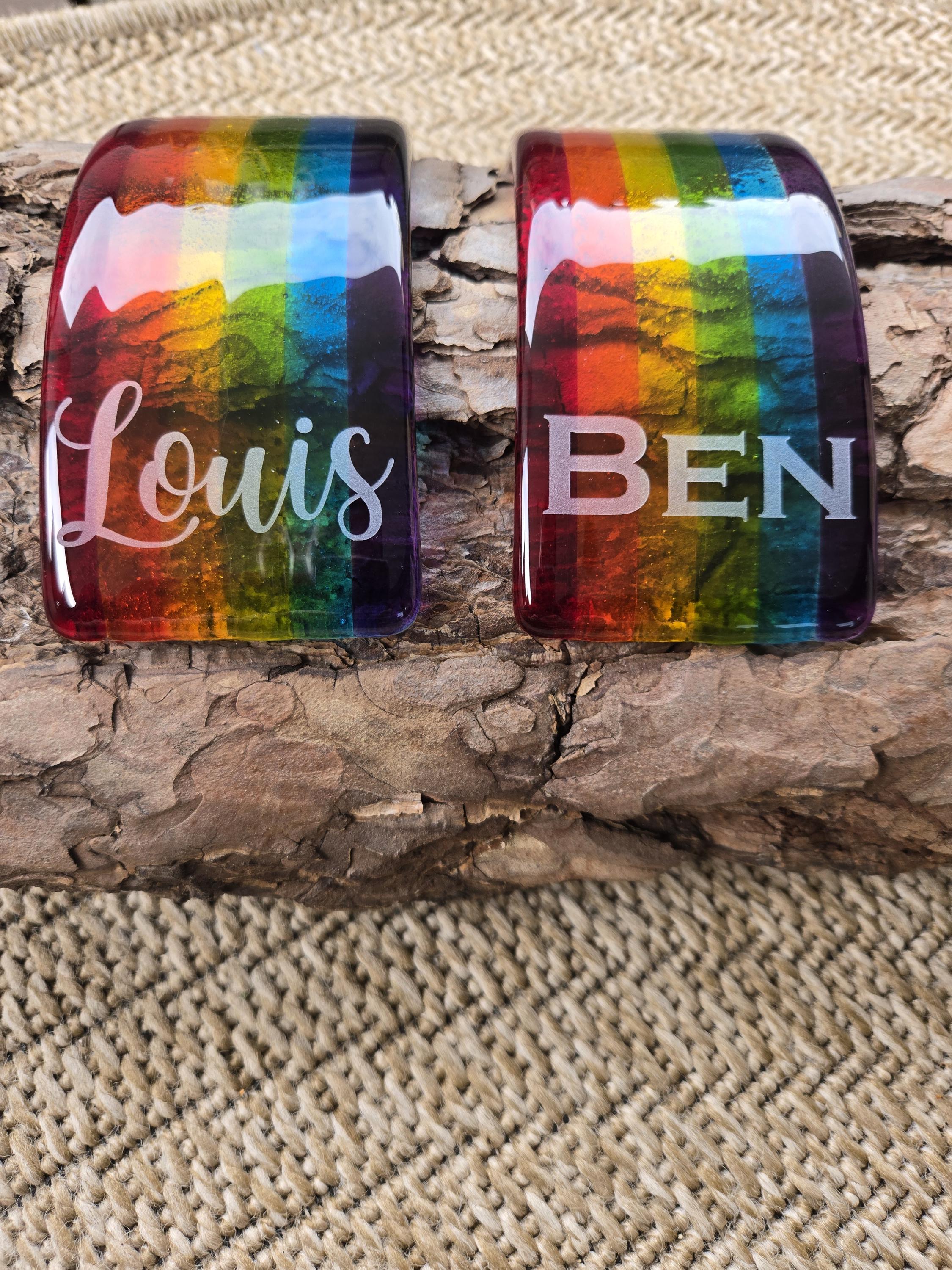 Suncatcher Rainbow Large With Name - Etsy, image size:2250x3000