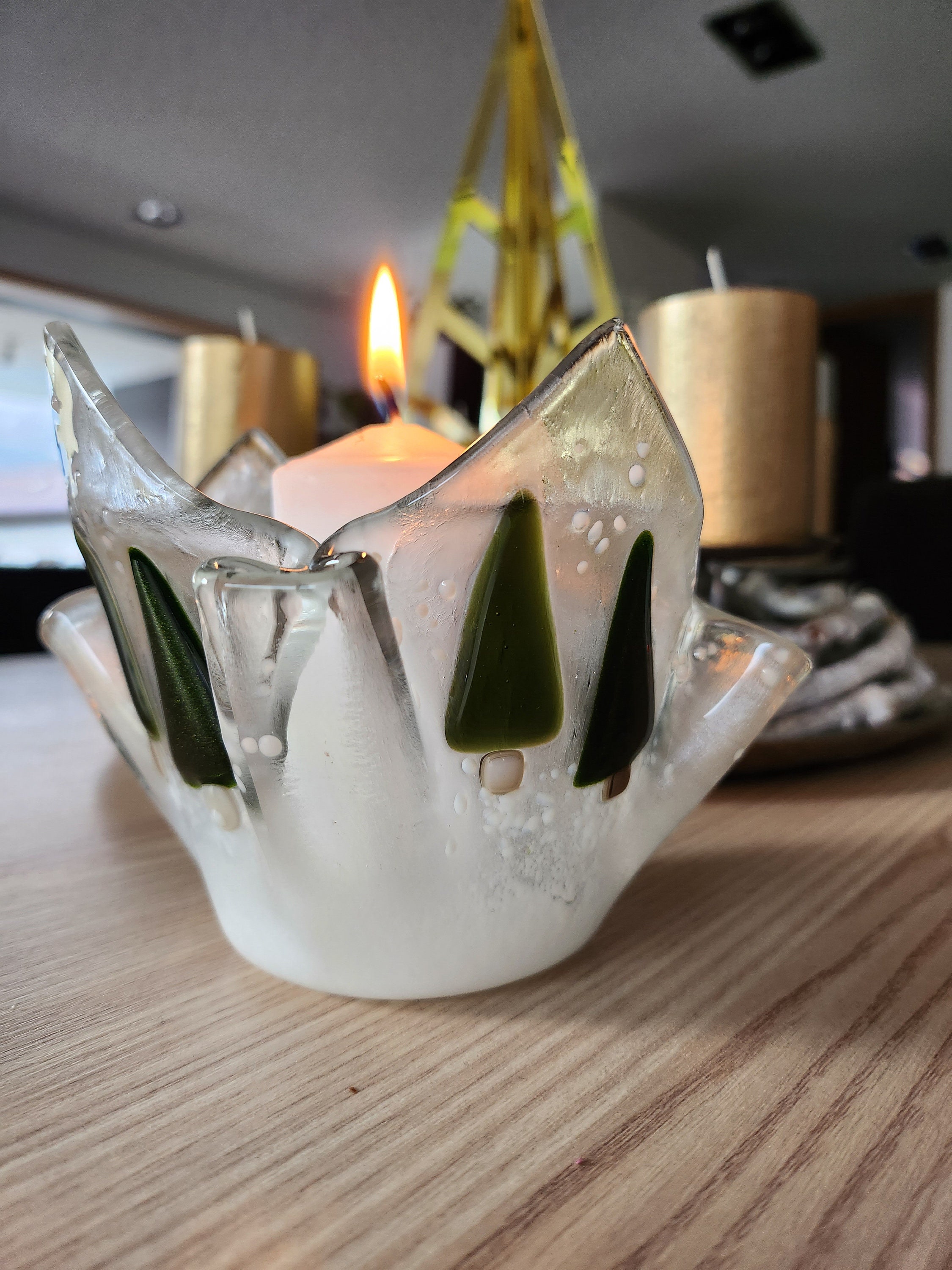 Genial Lied Fremder tannenbaum kerzenhalter glas Zelt Permeabilität Turner