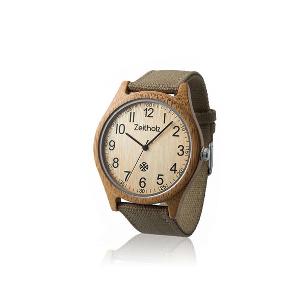 Idea de regalo elegante pulsera de madera de bambú hecha a mano mujeres hombres reloj unisex hecho a mano envío gratis