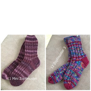 Wollsocken, im Wunsch Design handgestrickt und in allen Größen auf Bestellung gestrickt Bild 4