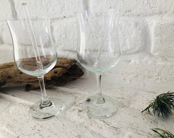 Shabby*2 beautiful glasses of grog from WMF*Vintage Christmas