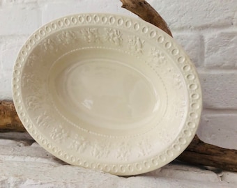 England *alte Schüssel Schale  *Porzellan*Wedgewood cremeweiß shabby