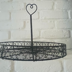 Frankreich* Wunderschönes großes  Tablett Etagere  Drahtkorb Draht  Fil de Fer  Landhaus