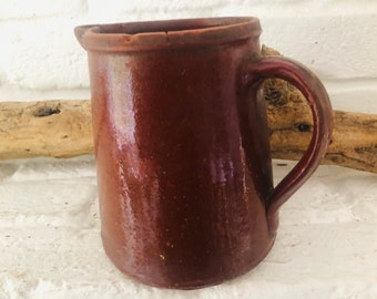 Frankreich *alter Krug Milchkrug Vase *Keramik