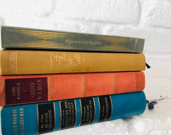 Shabby*package of ancient books*novels*poetry*class. Works Skandi Hygge