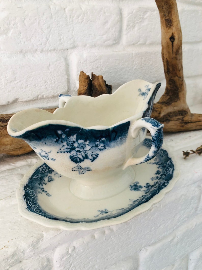 England ancient gravy boat sauce bowlporcelain Skandi hygge image 8