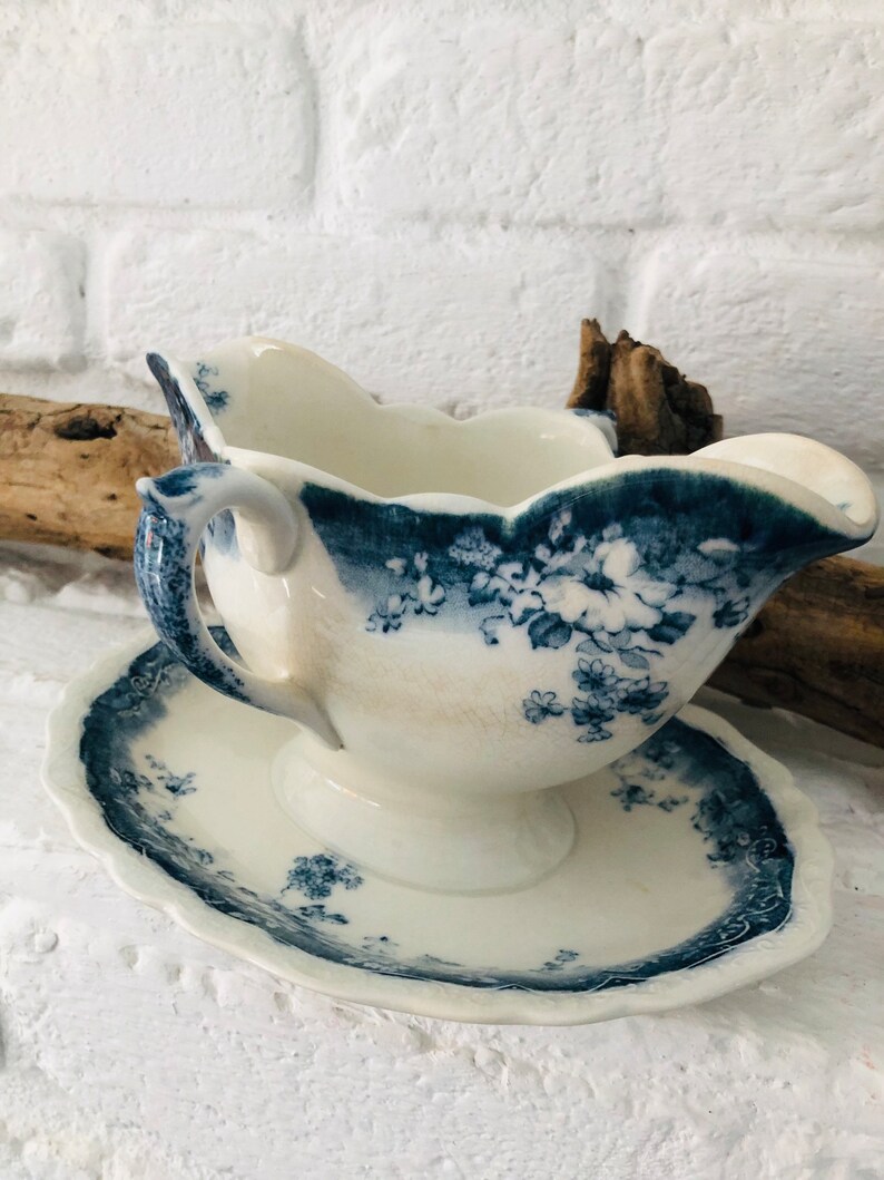 England ancient gravy boat sauce bowlporcelain Skandi hygge image 7