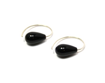 Earrings Onyx 925 Silver