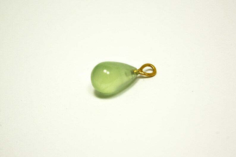Pendant Prehnit e.g 925 silver plated