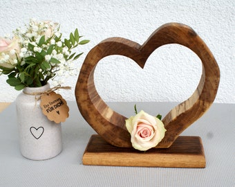 Walnut tree slice with heart, Mother's Day gift, #tree slice, WEDDING-warm, gift idea, #gift, #WEDDING