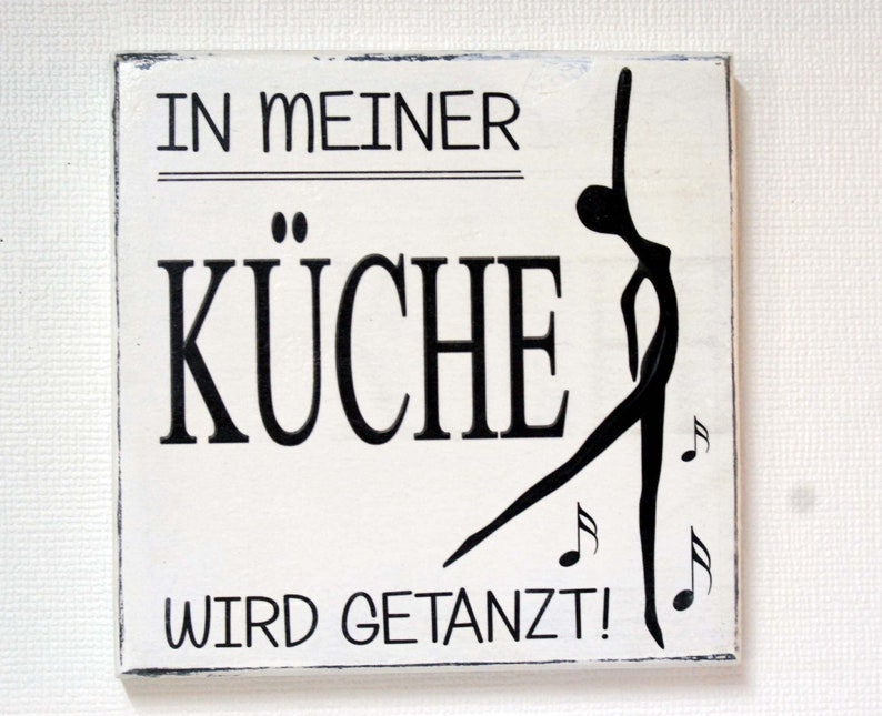 KÜCHE, Holzschild \ KÜCHE, Holzschild \