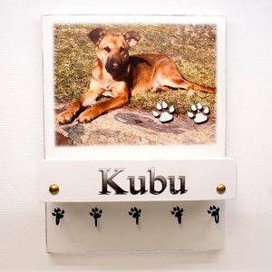 DOG WARDROBE XL with personal photo and name, leash parking, dog leashes