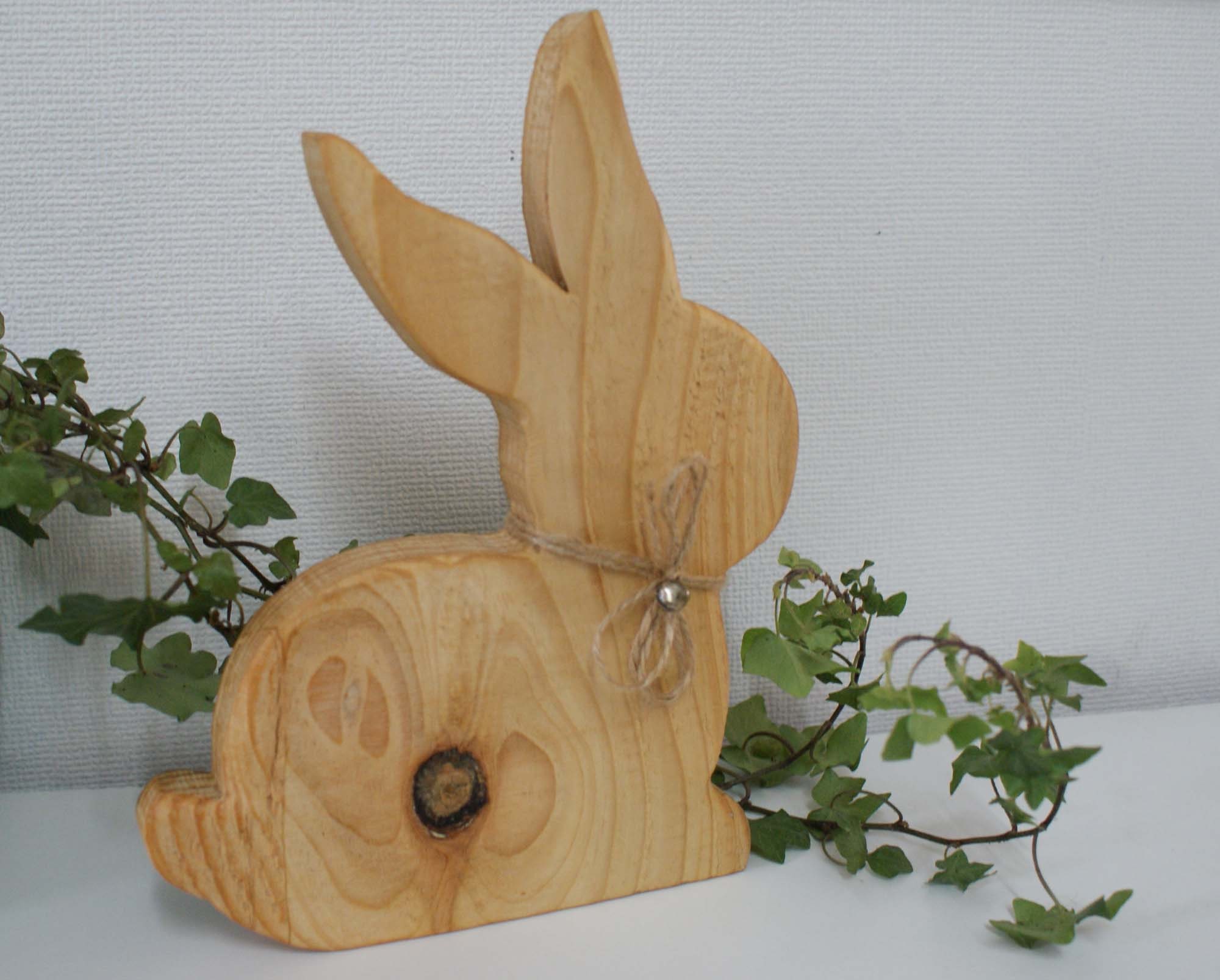 HASE Osterhase aus Holz Hasen Holzhase Frühjahrsdeko | Etsy