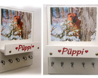 Dog wardrobe, leash wardrobe XL with personal photo and name, personalized, individual, UNIQUE