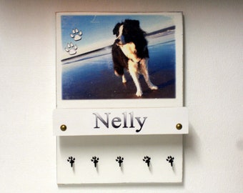 Dog gift, leash wardrobe XL with personal photo and name