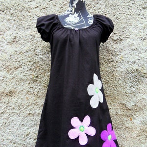 Tunic Floral Tunic Application Purple Flower image 1
